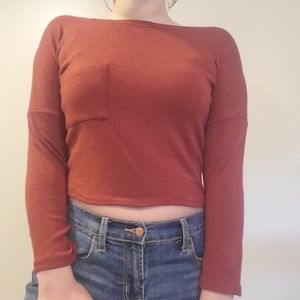Lightweight Burnt Red Sweater